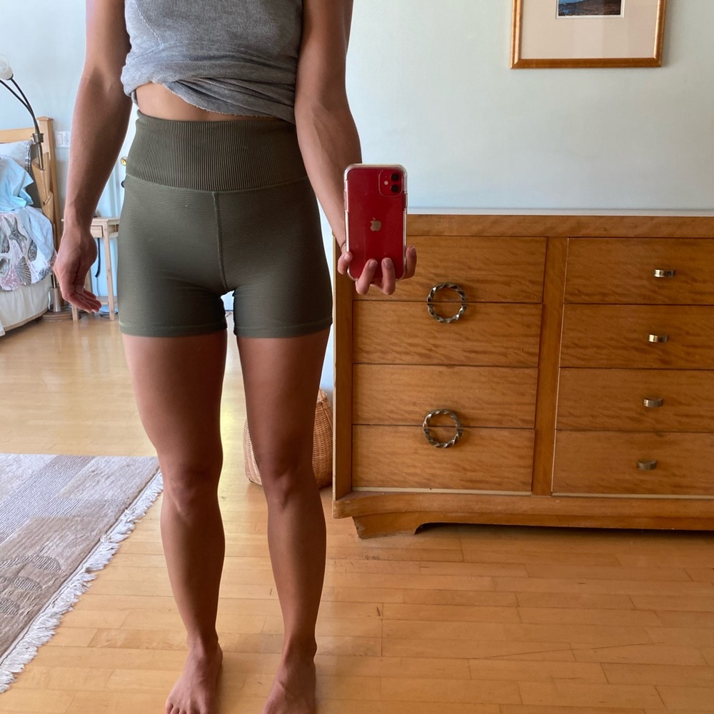 Arcaa ribbed workout shorts